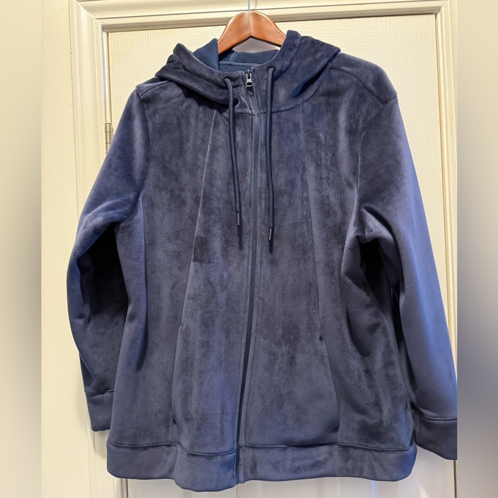 New Time and Tru Hooded Fleece Jacket